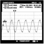 Catch voltage transients and waveform distortion