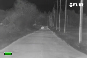 FLIR Scout BTS-XR Pro Thermal Night Vision Binocular at 500 Yards Distance