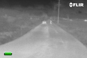 FLIR Scout PS24 Thermal Night Vision Monocular at 100 Yards Distance