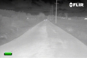 FLIR Scout TS32 Pro Thermal Night Vision Monocular at 250 Yards Distance