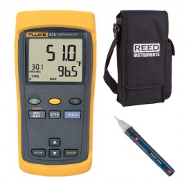 Fluke 51 2 Kit2 Single Input Thermometer Kit Includes Free Products With Purchase Fluke 51 2 Kit2 Single Input Thermometer Kit Includes Free Products With Purchase