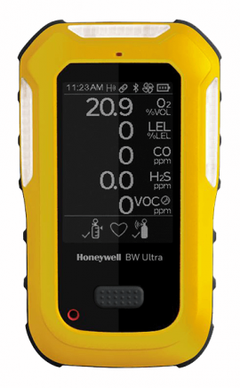 Honeywell BW Ultra Multi-Gas Detector, O<sub>2</sub>, LEL, H<sub>2</sub>S, CO & IR-