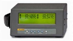 Fluke 1529-R-156 Chub-E4 Thermometer with 4 PRT/Thermistor Inputs-