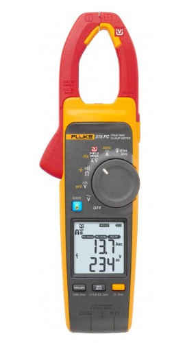 Fluke 378FC Non-Contact True RMS AC/DC Clamp Meter with PQ indicator-
