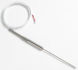 Fluke 5618B-6-L Small-Diameter Industrial RTD with mini spade lugs, 6&quot;-