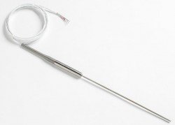 Fluke 5618B-9-M Small-Diameter Industrial RTD with mini banana plugs, 9"-