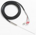 Fluke 5622-32-S Fast Response Platinum Resistance Thermometer (PRT) with Spade Lugs, 0.13in, 6ft Lead-