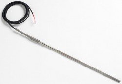 Fluke 5627A-12-L Precision Thermometer/RTD Temperature Probe with Mini Spade Lugs, 12 x 0.25in, -200 to 300&amp;deg;C-