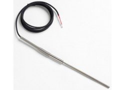 Fluke 5627A-6-M Precision Thermometer/RTD Temperature Probe with Mini Banana Plugs, 6 x 0.19in, -200 to 300&amp;deg;C-