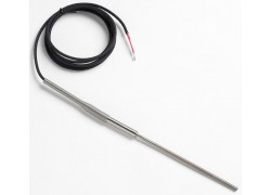 Fluke 5627A-6-S Precision Thermometer/RTD Temperature Probe with Spade Lugs, 6 x 0.19in, -200 to 300&amp;deg;C-