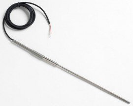 Fluke 5627A-9-I Precision Thermometer/RTD Temperature Probe with INFO-CON for 1521/1522 Models, 9 x 0.19in, -200 to 300&amp;deg;C-