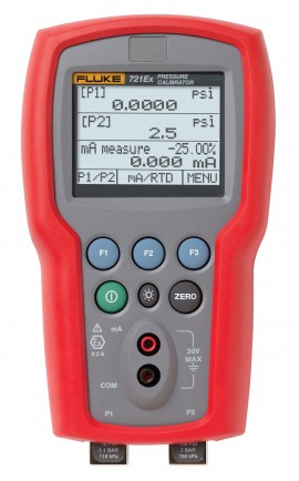 Fluke 721EX-3610 Dual Sensor Pressure Calibrator, 36 PSIG/1000 PSIG-
