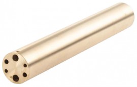 Fluke F Insert (Model 9172-INSF) for 9172 Metrology Wells, Brass, Metric Comparison Holes with 0.25in Ref Hole-