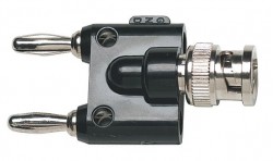 Fluke BP881 BNC Male to Double Stacking Banana Plug-