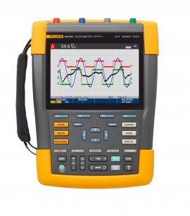 Fluke 190-504-III-S Color ScopeMeter with FlukeView-2 software package, 500 MHz, 4 channel-