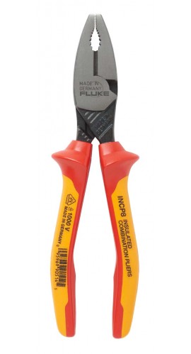 Fluke INCP8 Insulated Heavy Linesman Combination Pliers, 1000