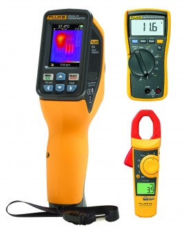 Fluke VT04-HVAC-KIT Visual IR Thermometer and HVAC/R Kit-